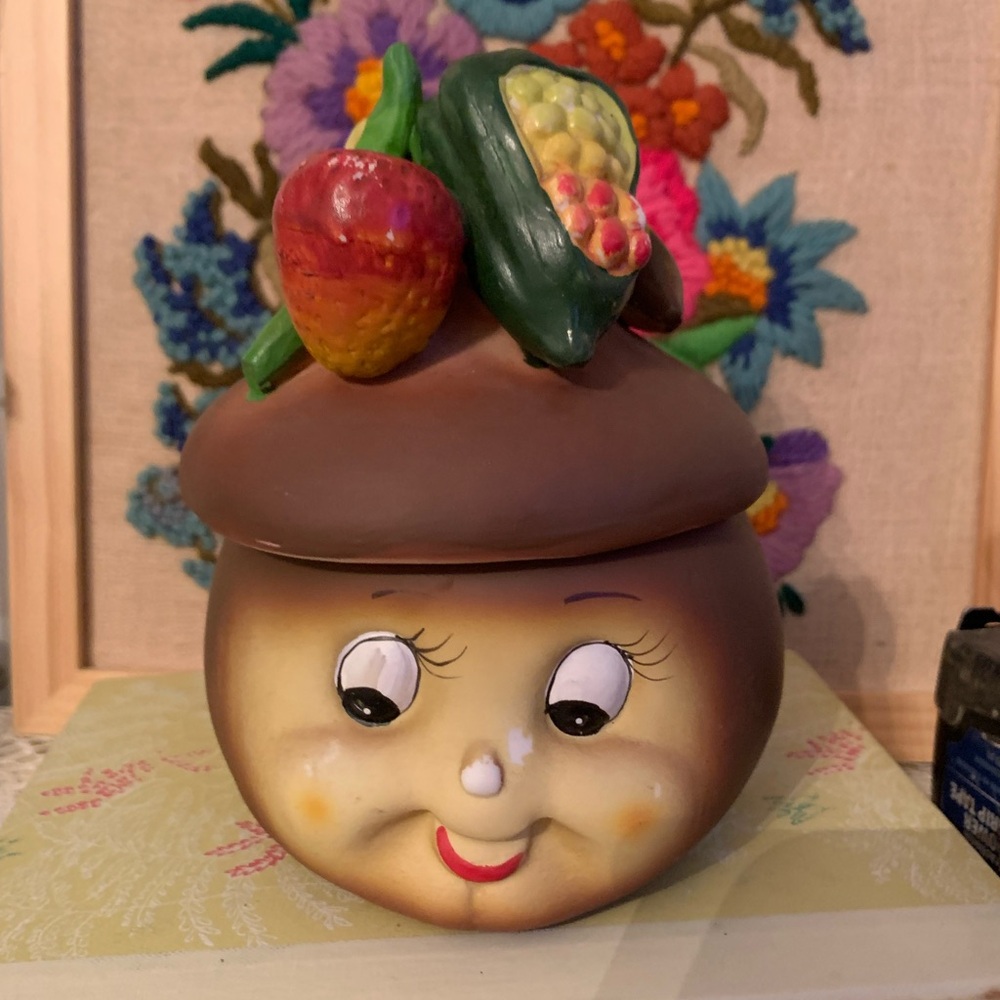 Italian anthropomorphic bisque jam guc 6 x 4